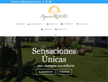 Tablet Screenshot of hotelpequenorocio.com